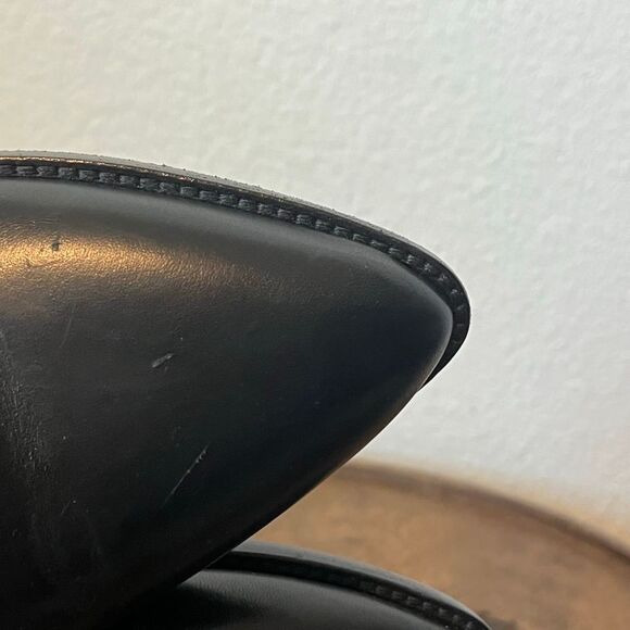 ATP Atelier All Tomorrow's Parties Black Leather Anzi Mules Women's Size 35 US 5 - Picture 8 of 11